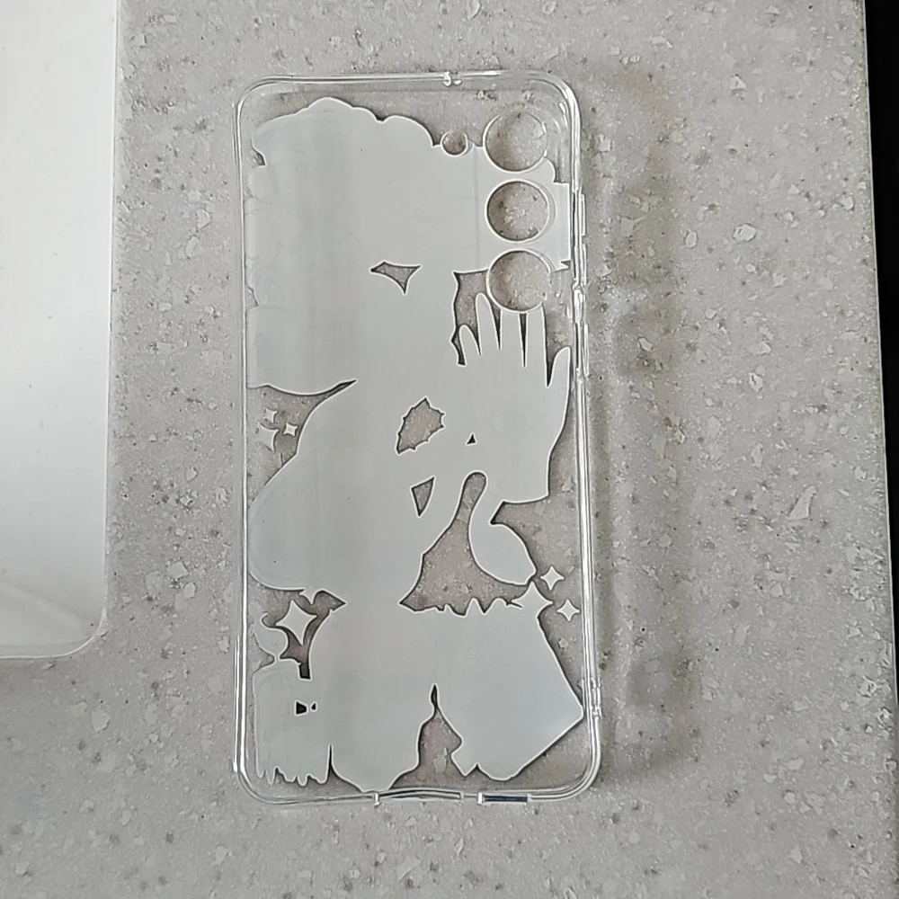 Clear Samsung Galaxy S23 Plus witchy phone case